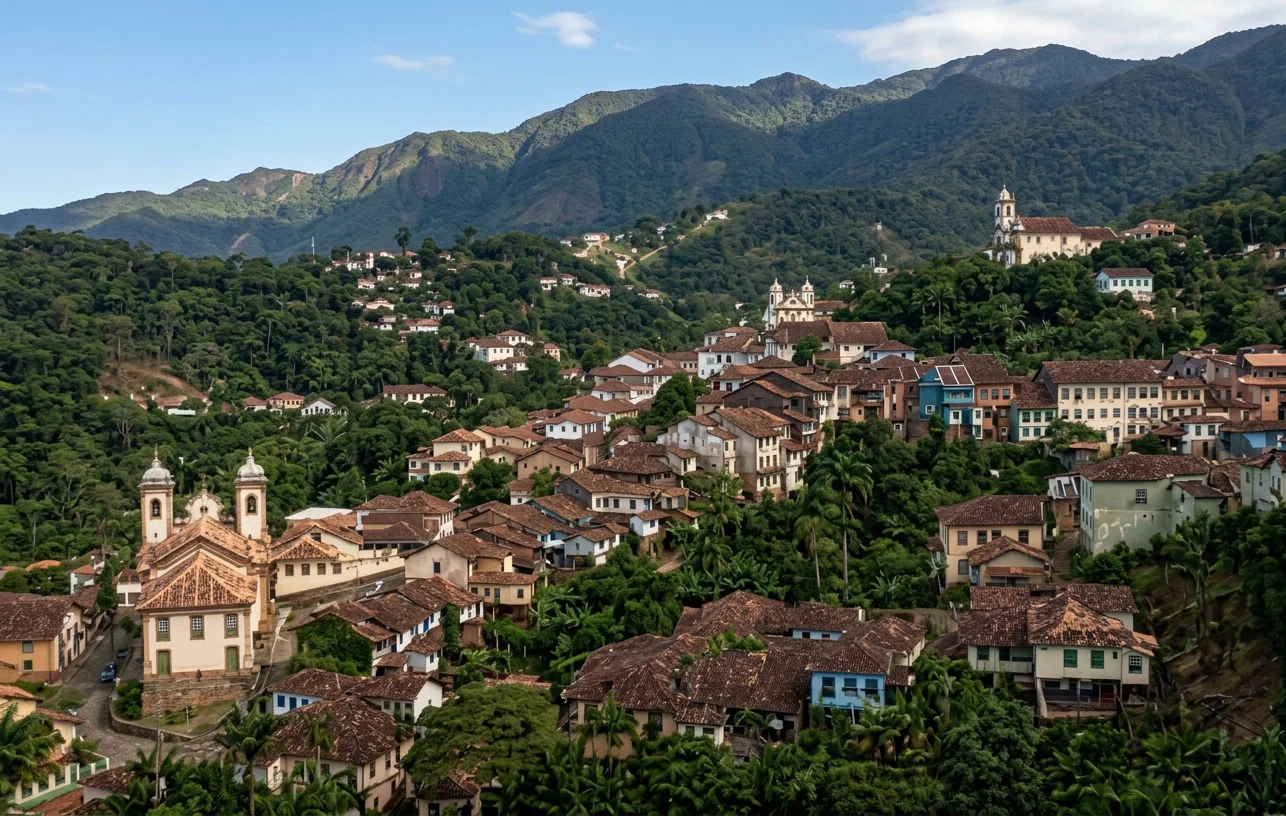 A MOUNTAIN VILLAGE IN BRAZIL