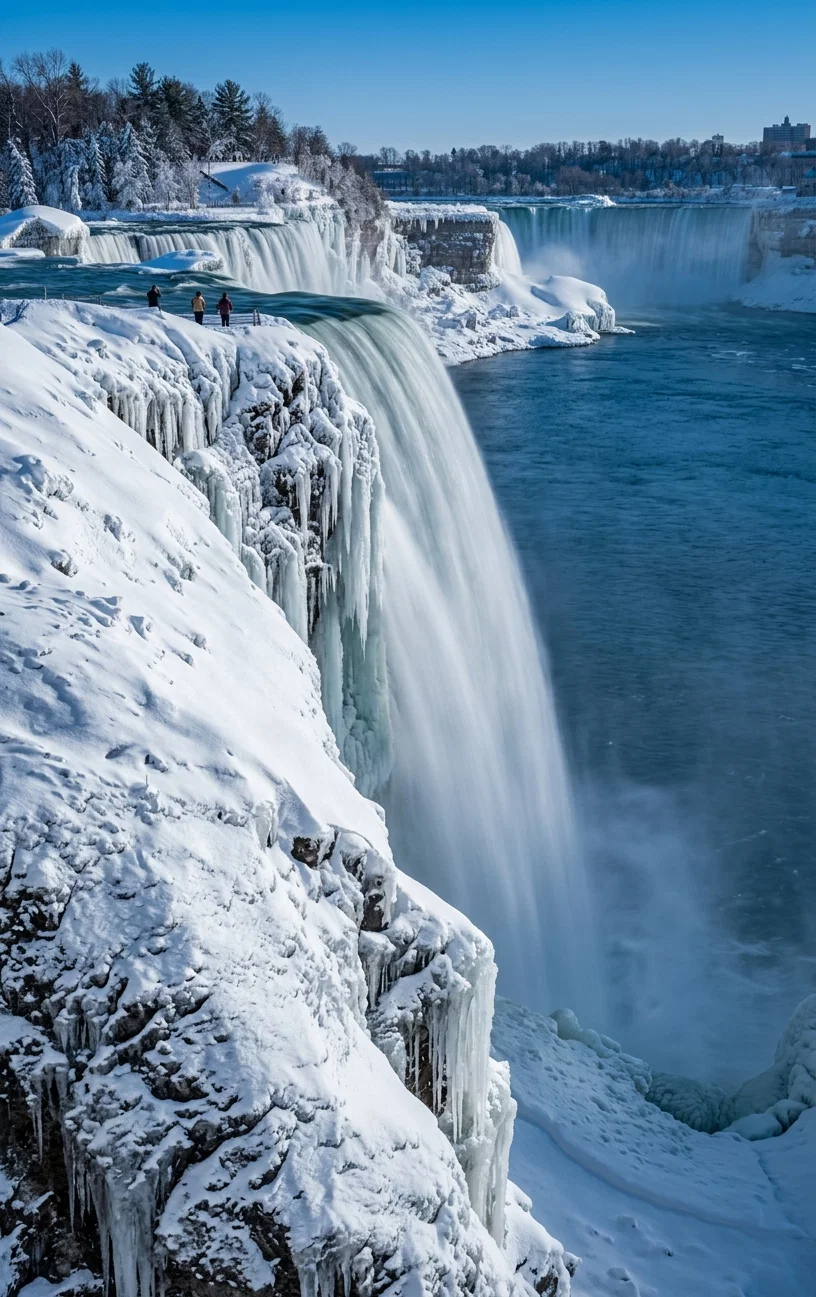 NIAGARA IN HER ICE ROBES