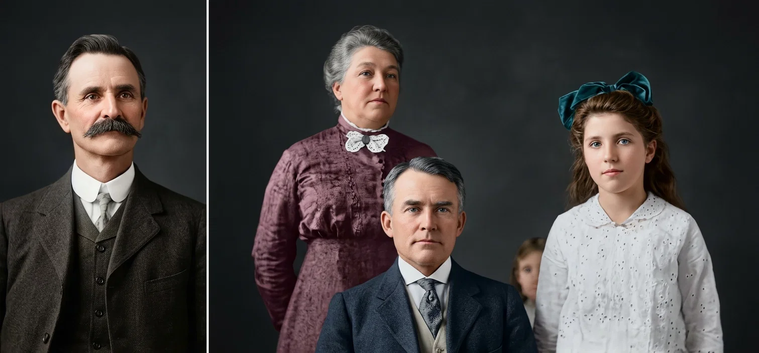 ELDER J. E. FULTON, AND ELDER C. M. SNOW AND WIFE AND DAUGHTER