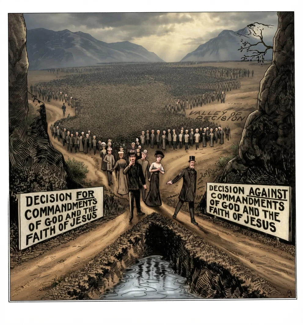 Multitudes, multitudes in the valley of decision: for the day of the Lord is near in the valley of decision.