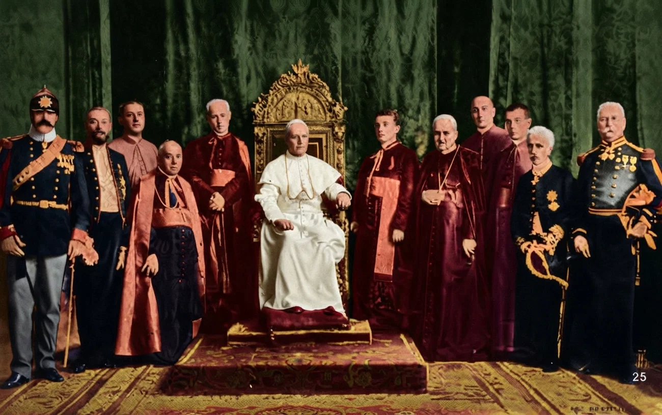 POPE PIUS IN HIS COURT
