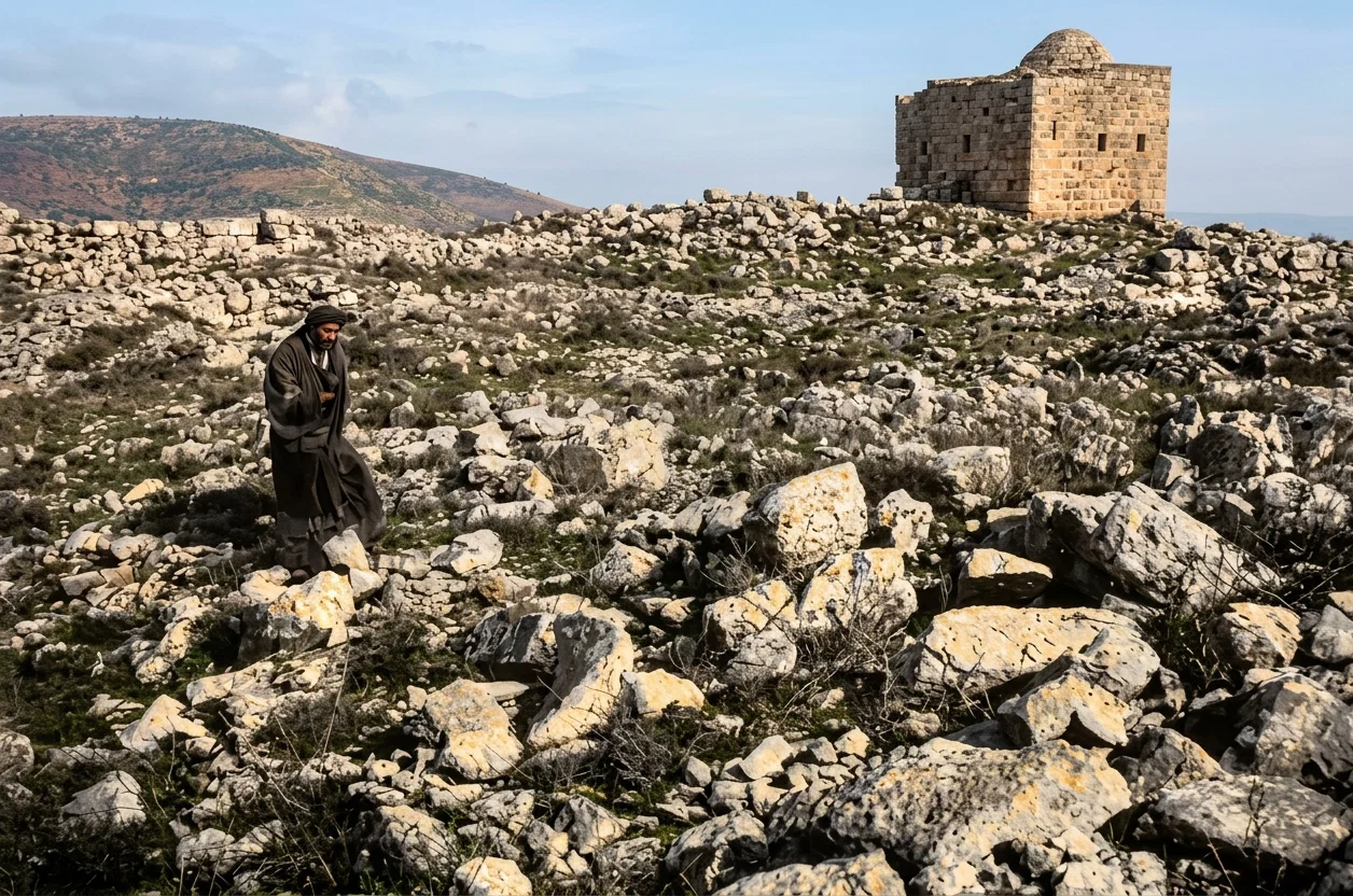 Place of Sacrifice by Samaritans on Mt. Gerizim