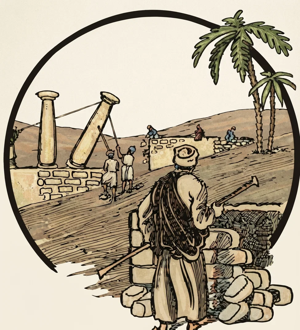"Then began the builders, to tear down the walls"
