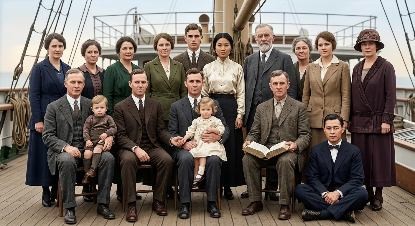 SAILING FOR THE ORIENT, SEPTEMBER 15, 1915
