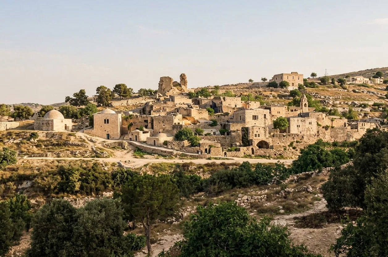 A VIEW OF THE BETHANY OF TO-DAY.