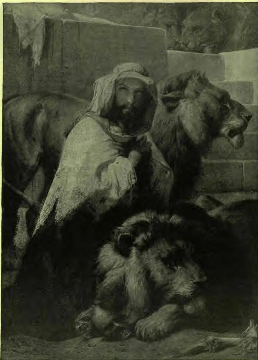 Daniel in the Lion's Den.