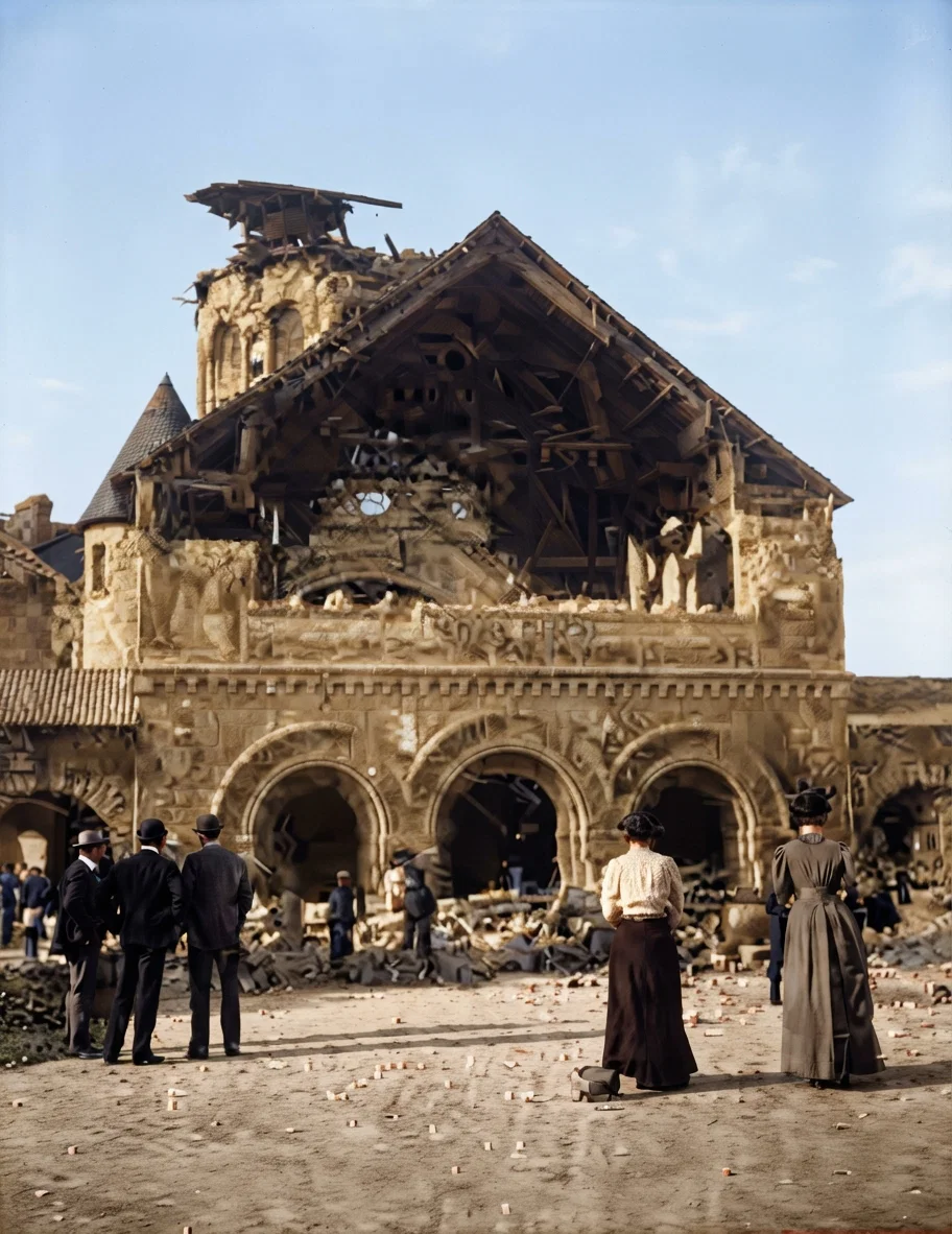 Memorial Chapel after the Earthquake