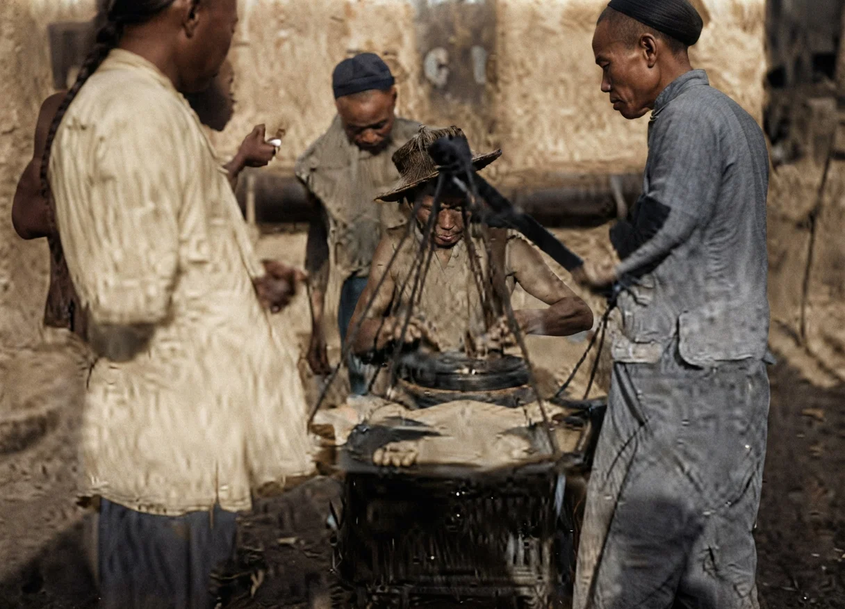 Street Vender of Victuals, Amoy, China.
