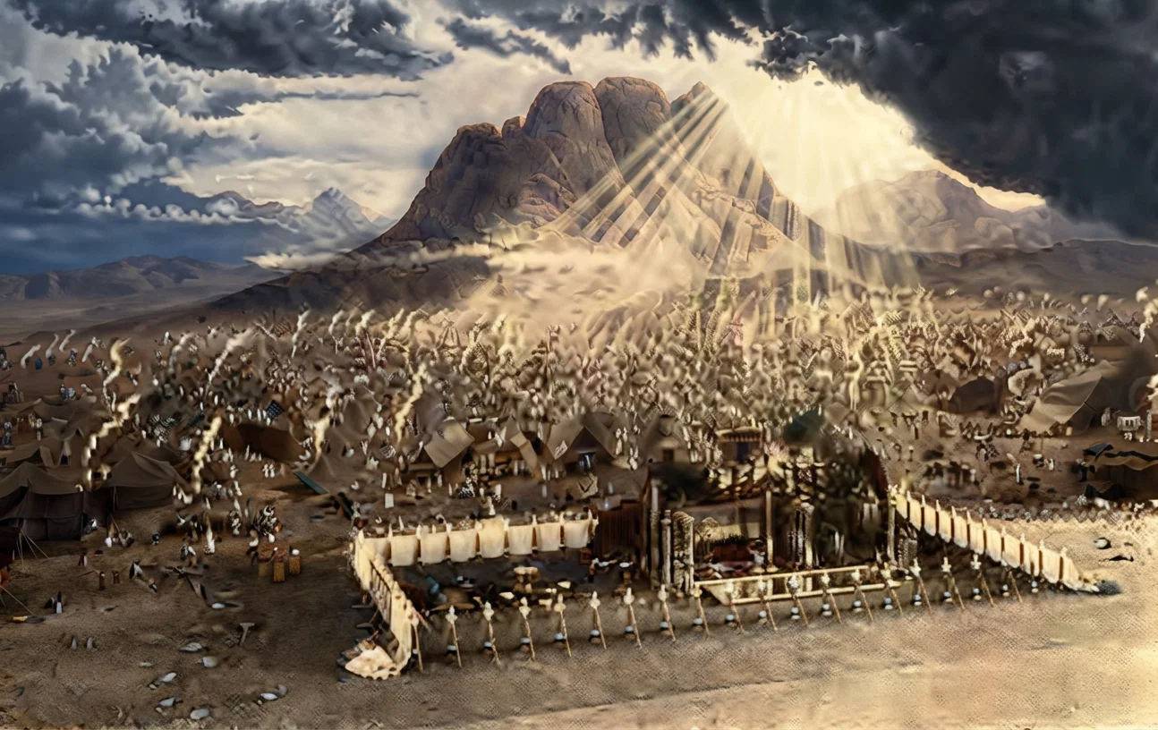 “Giving this commandment . . . out in the great desert.”