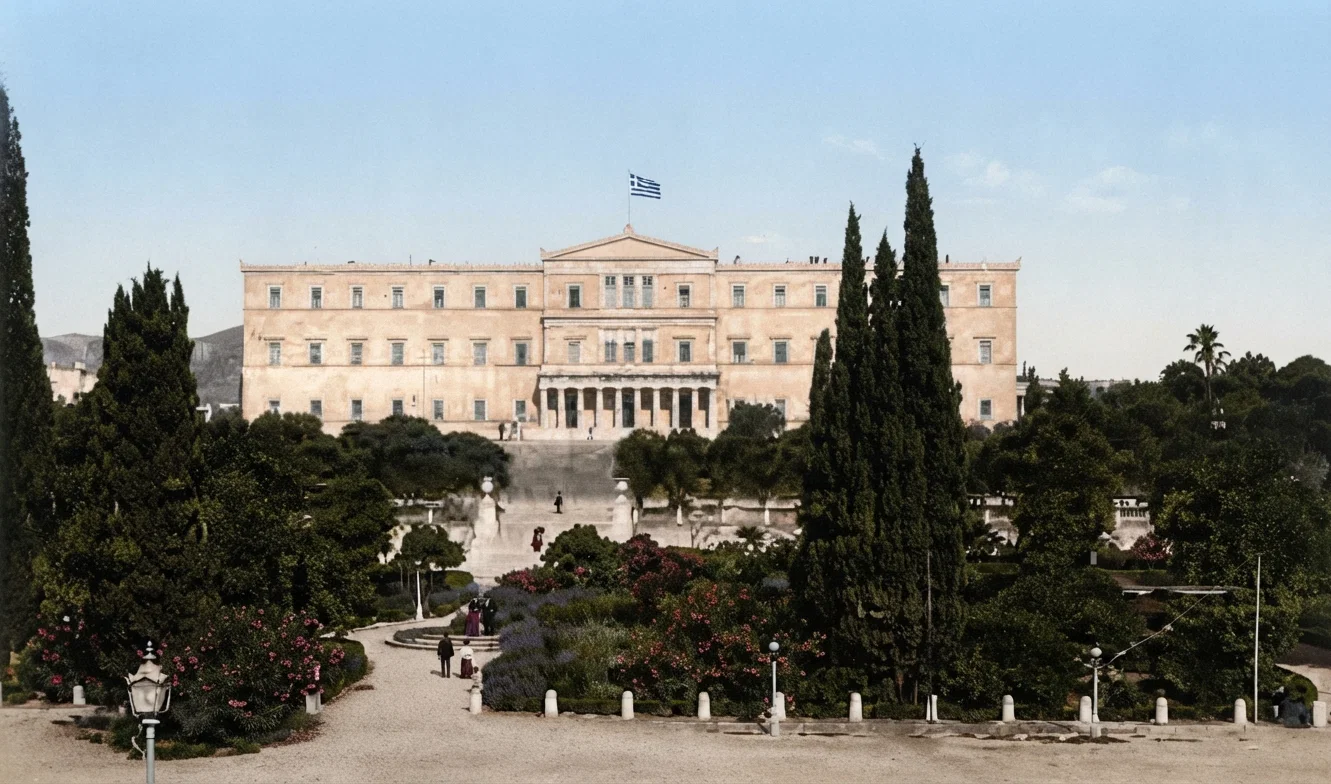 THE ROYAL PALACE IN ATHENS, GREECE