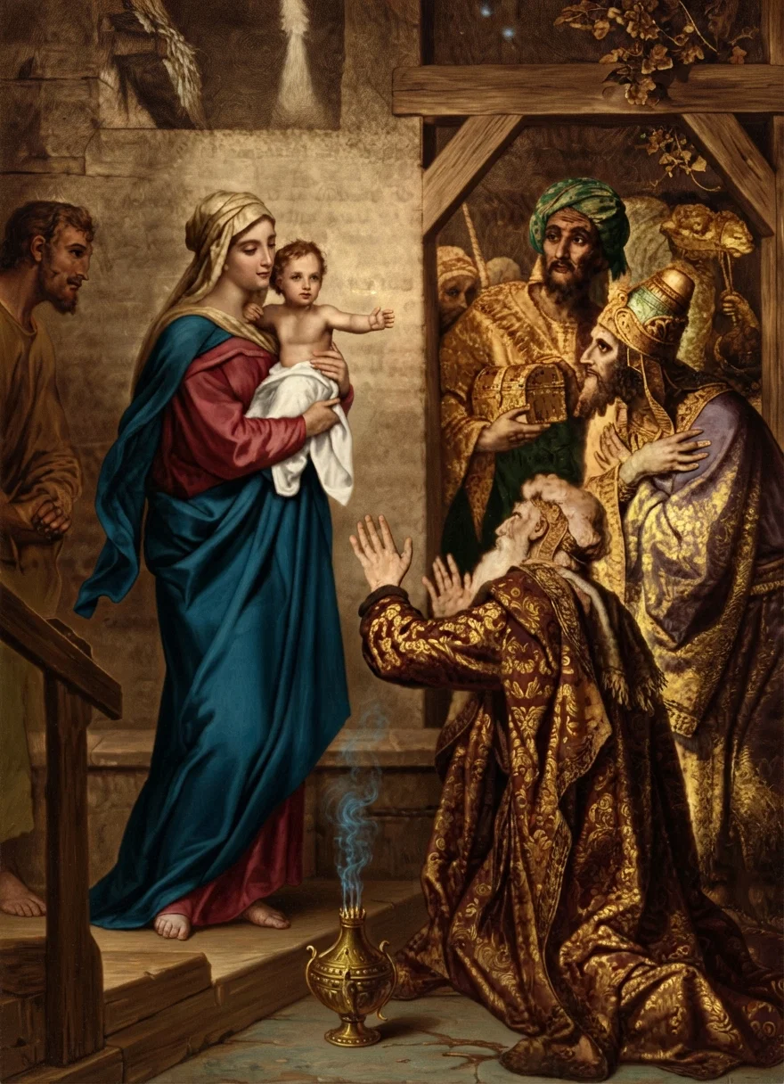 THE WORSHIP OF THE WISE MEN