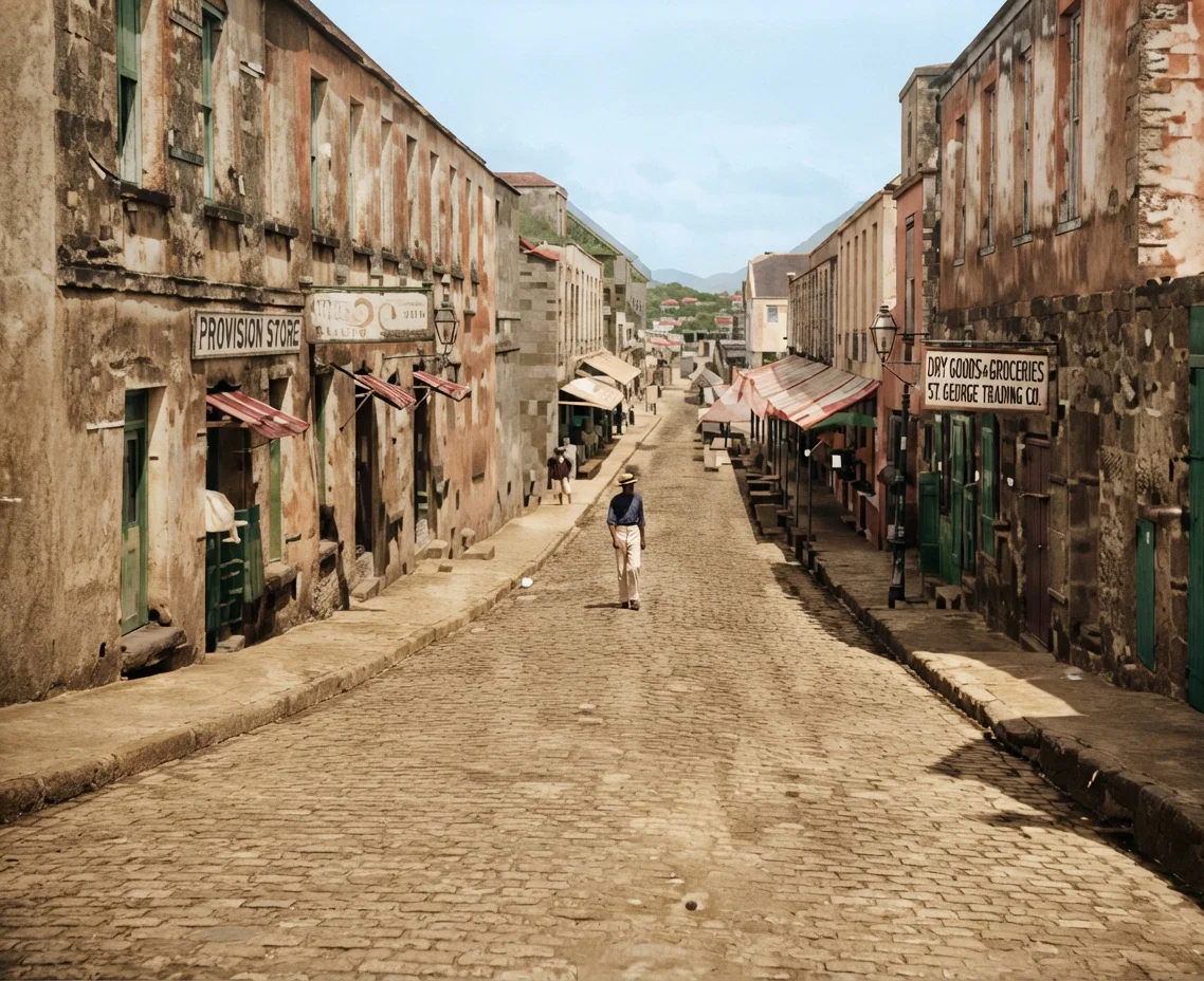 Halifax Street, St. George, Grenada.
