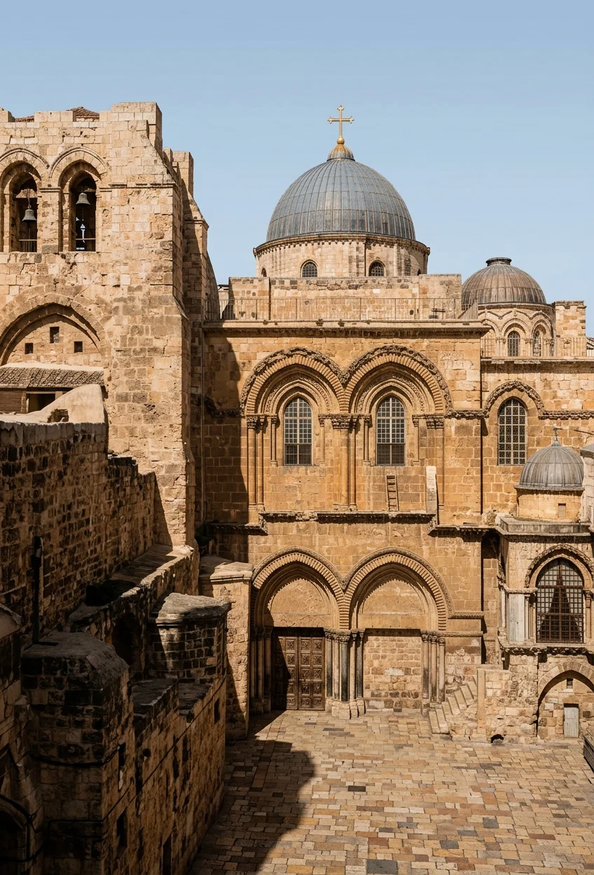 The Church of the Holy Sepulcher, Jerusalem.