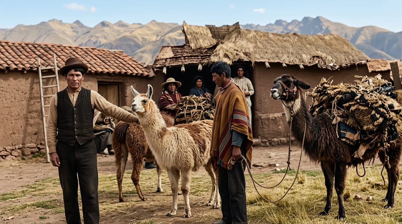 LLAMAS AS BEASTS OF BURDEN
