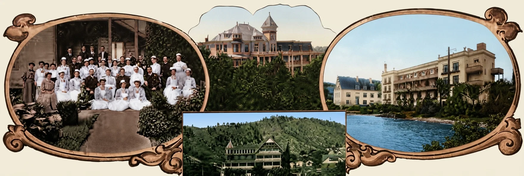 WAHROONGA AUSTRALIA, NASHVILLE TENN. SANITARIUM, A SANITARIUM BY THE SEA SKODSBORG - DENMARK