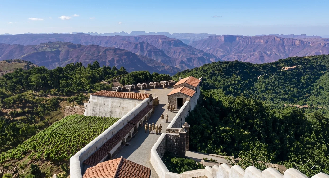 AN ITALIAN MOUNTAIN FORT