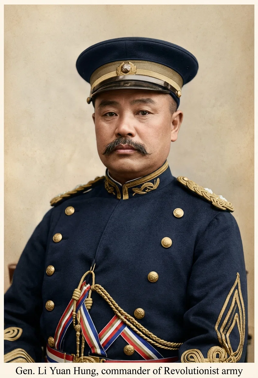 Gen. Li Yuan Hung, commander of Revolutionist army