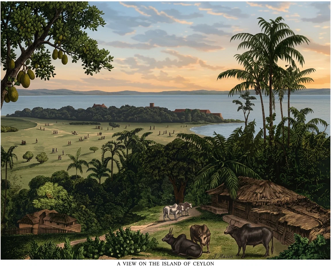 A VIEW ON THE ISLAND OF CEYLON