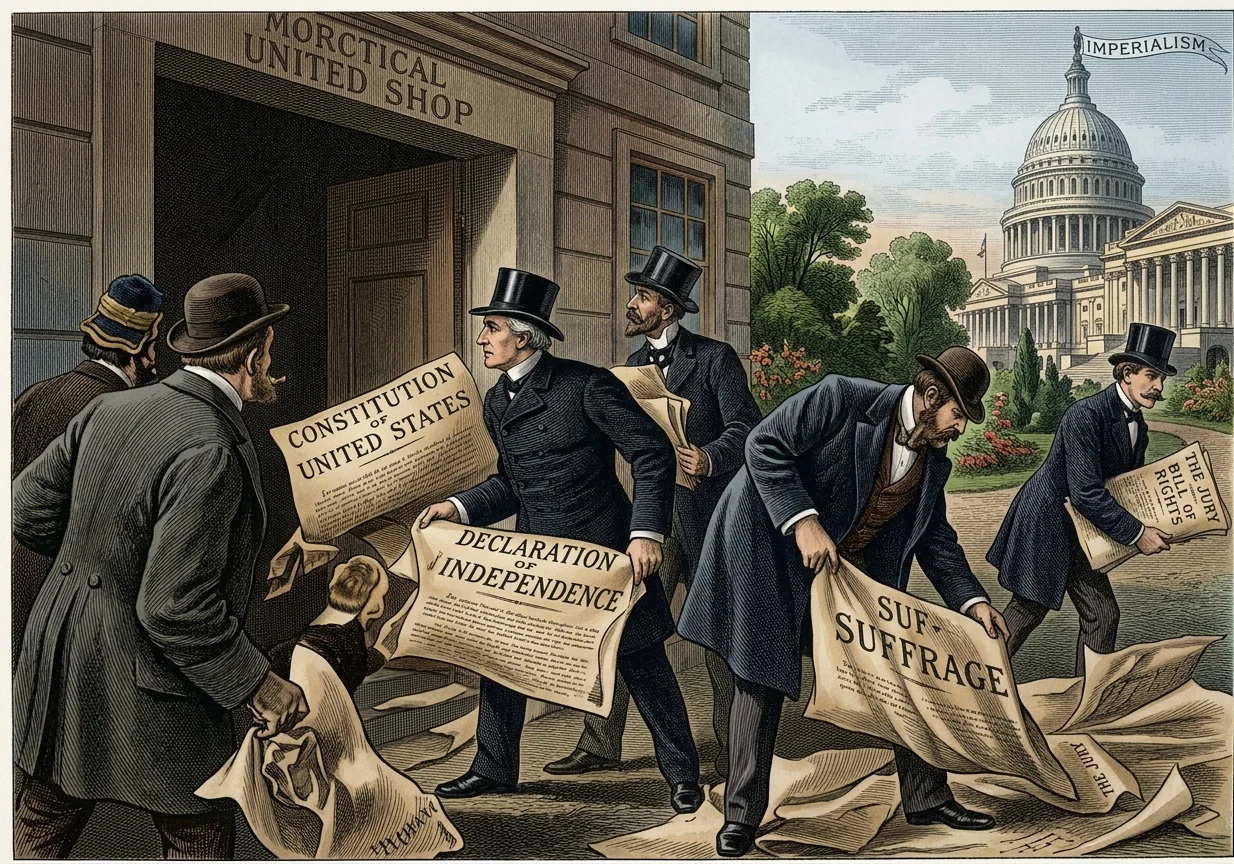 DESTROYING OUR CHARTERS OF LIBERTY