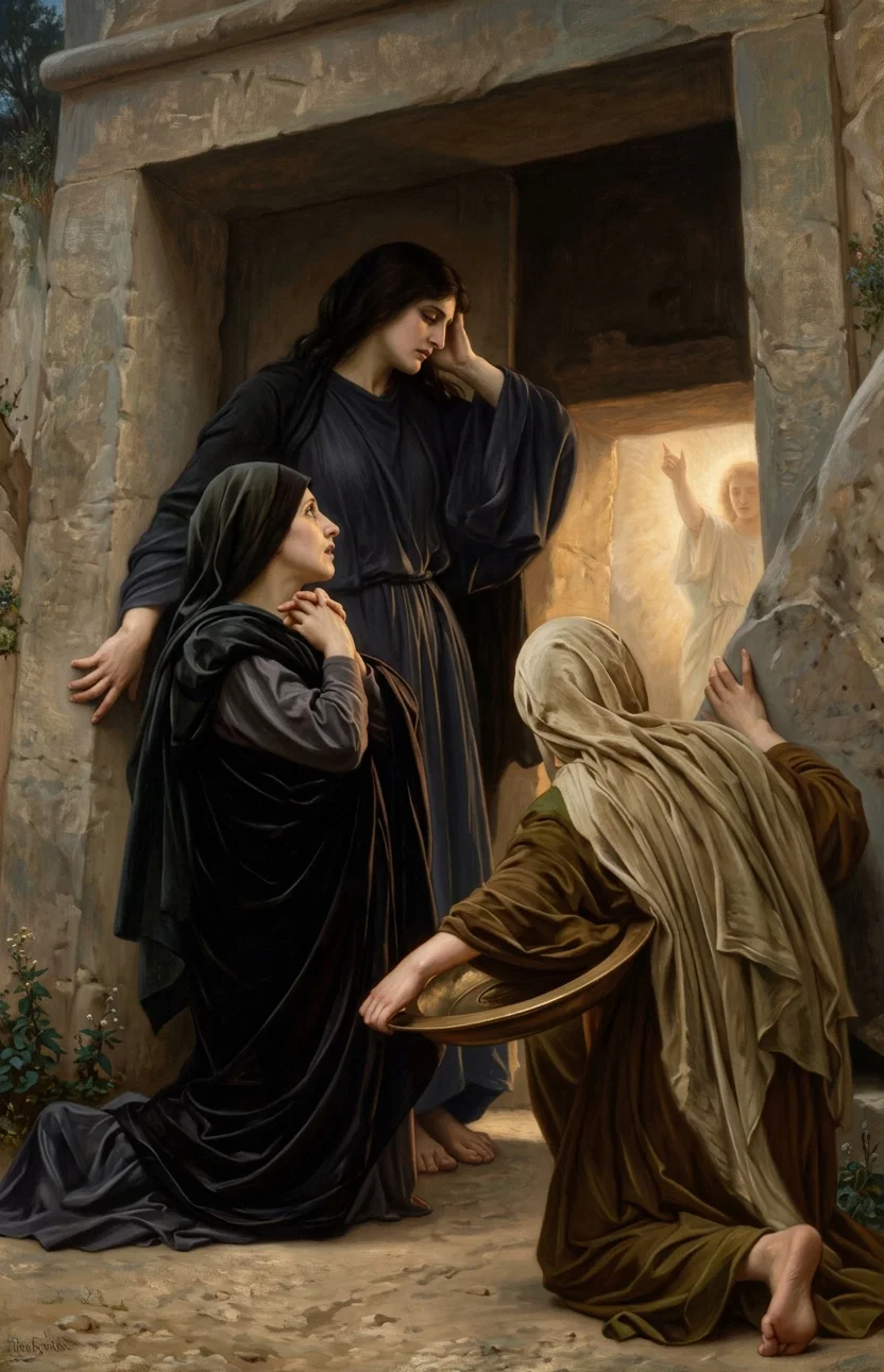 “He is not here; He is risen.”