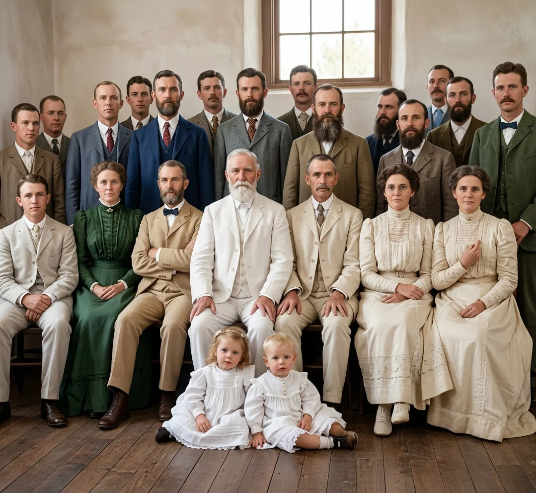 Group of missionaries in the Victoria Nyanza Missions.