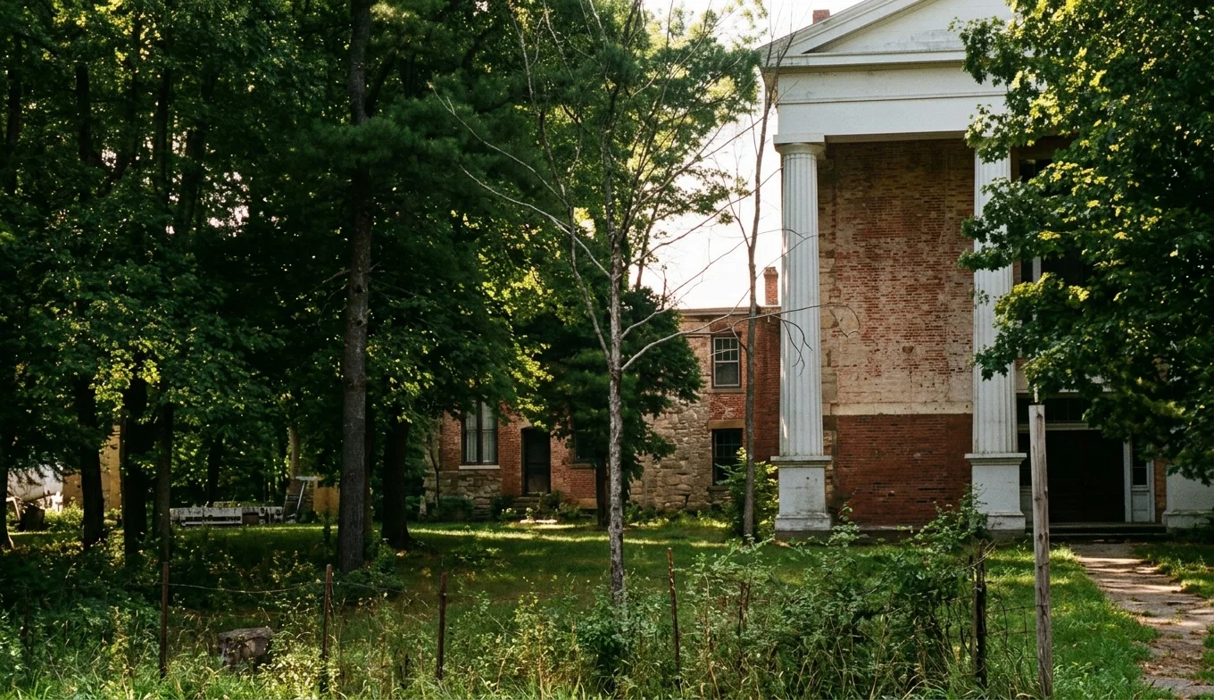 I.— FRONT VIEW OF THE COURTHOUSE BUILDING.