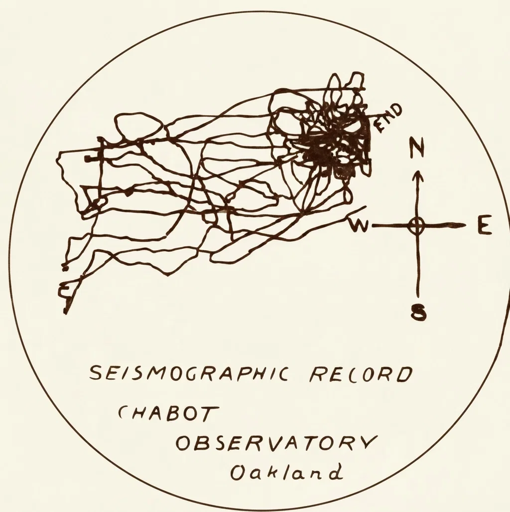 SEISMOGRAPHIC RECORD CHABOT OBSERVATORY Oakland