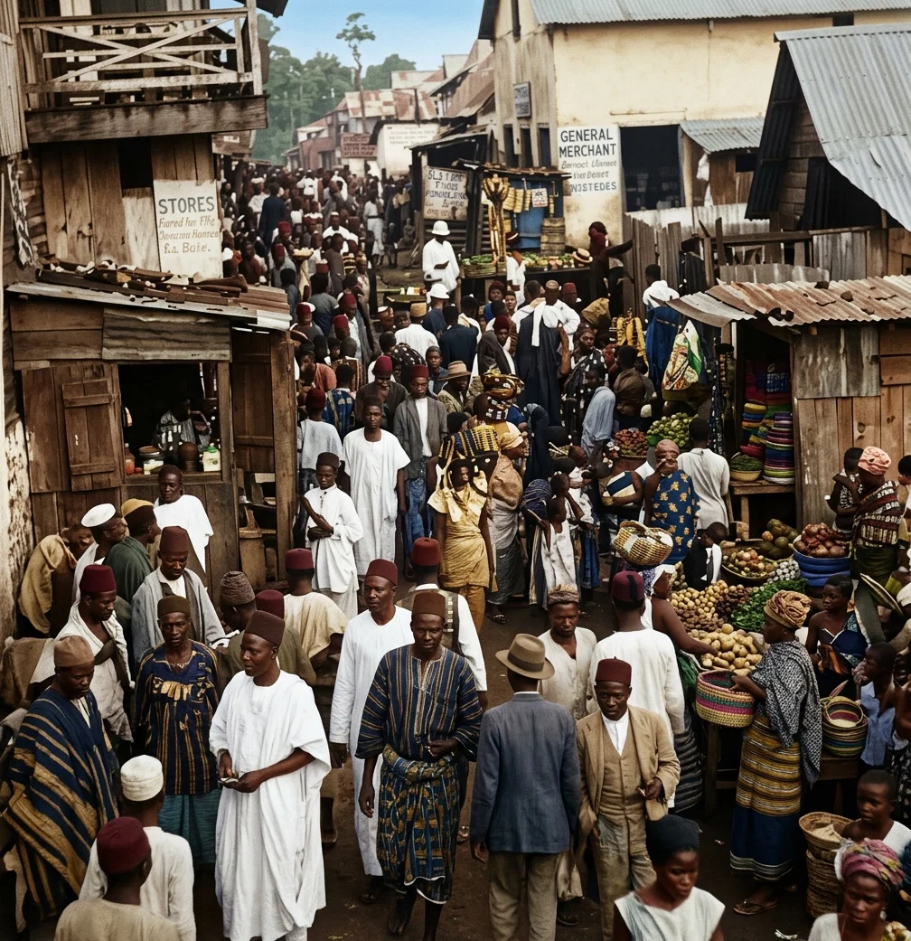 SCENE IN MONROVIA, LIBERIA