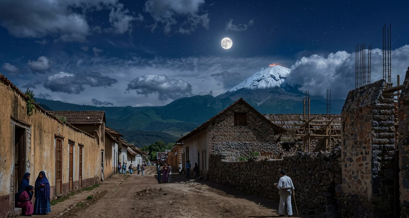 Popocatepetl, the Greatest of Mexico's Volcanic Mountains.