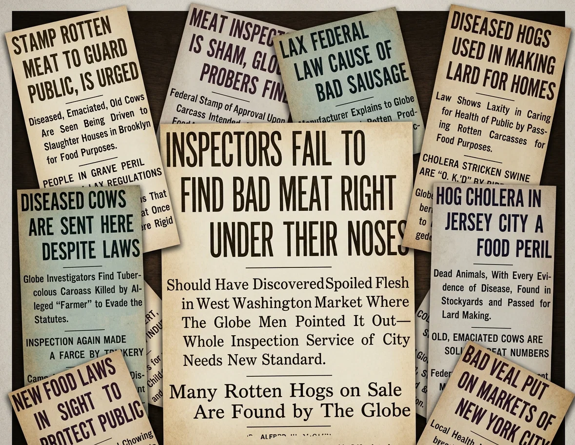 THESE HEADLINES FROM THE NEW YORK “GLOBE” TELL THEIR OWN STORY