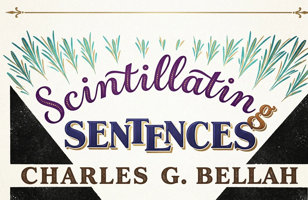 Scintillating SENTENCES
CHARLES G. BELLAIR