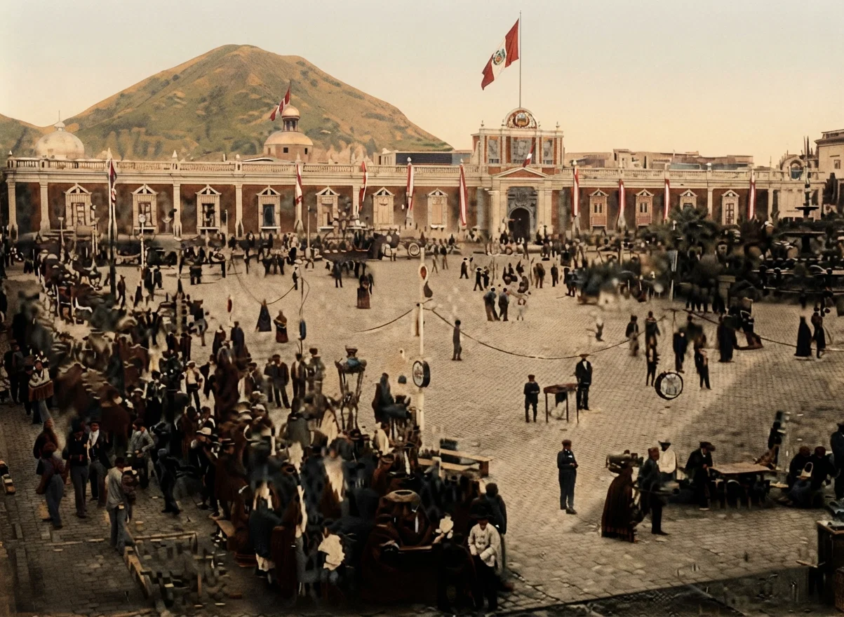 Plaza of Lima, Peru.