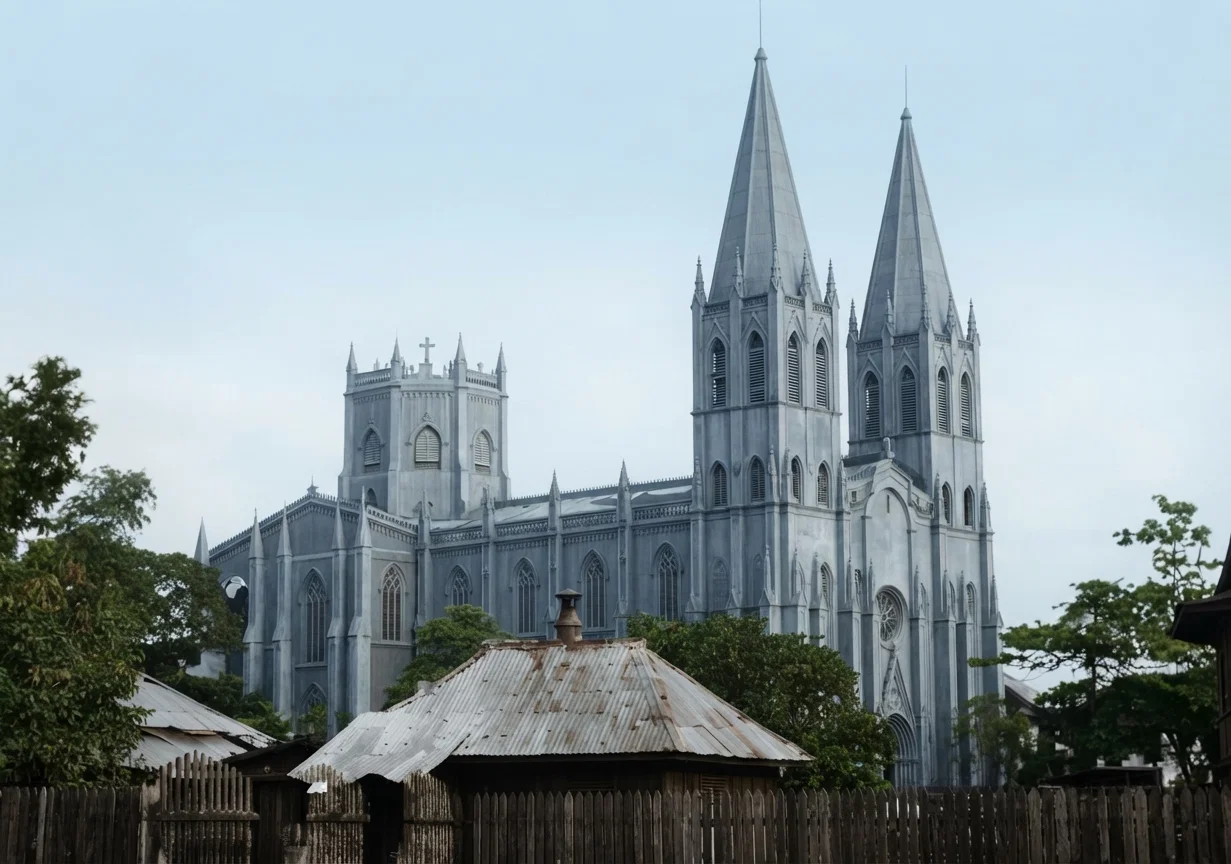 San Sebastian Church, Manila, Philippine Islands.
