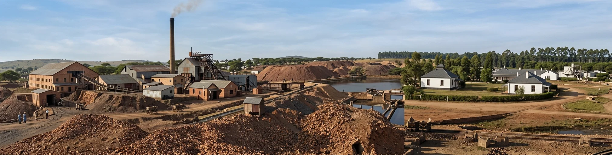 GOLD-MINES IN JOHANNESBURG, SOUTH AFRICA