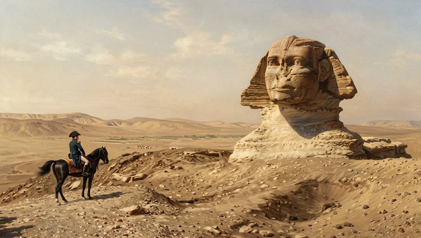 NAPOLEON AND THE SPHINX.