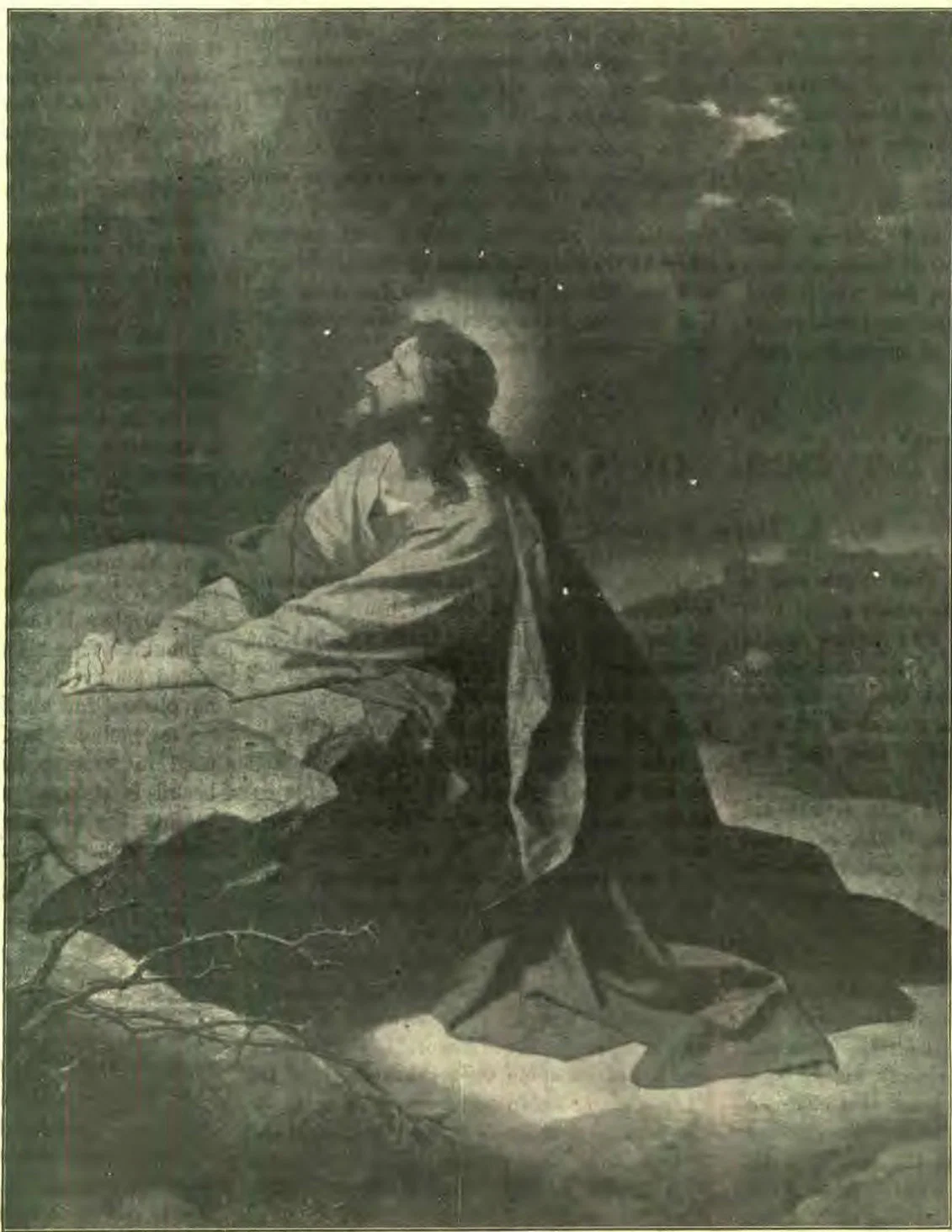 The Master's Agonizing Prayer in the Garden of Gethsemane.