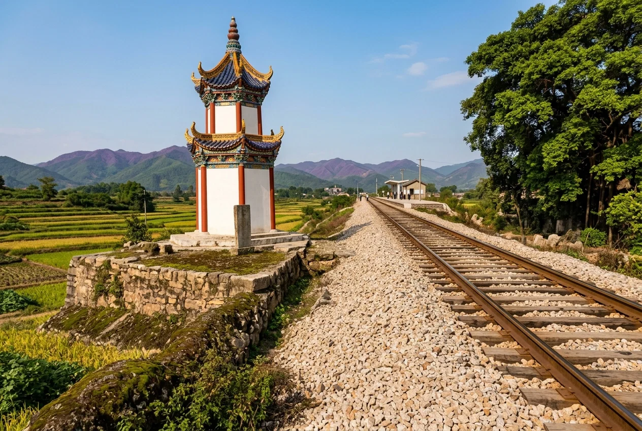 THE FIRST RAILROAD IN CENTRAL CHINA