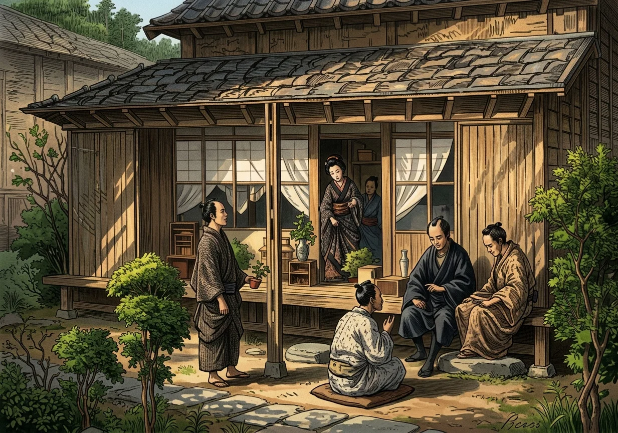 A JAPANESE HOME.