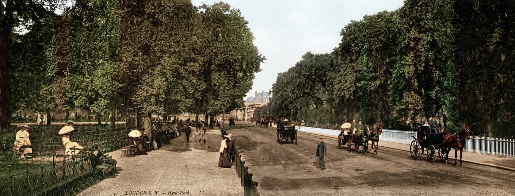 Hyde Park, London.