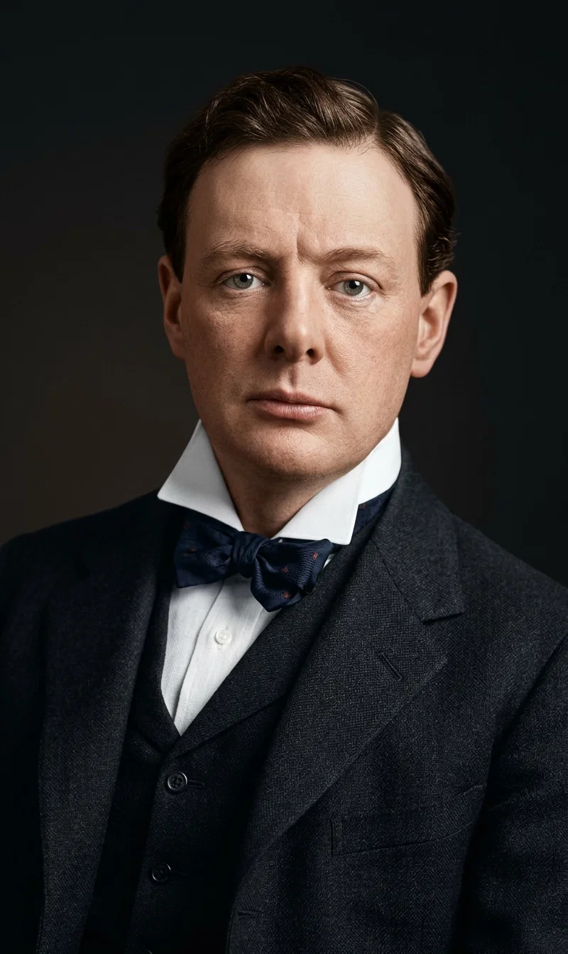 The Right Hon. Winston Spencer Churchill, M.P., a member of the Liberal cabinet
