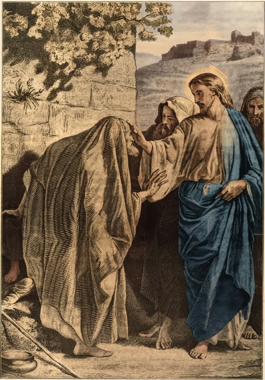 "But Jesus, with calm fearlessness, laid His hand upon the suppliant and answered his petition with the magic words, 'Be thou clean!'"