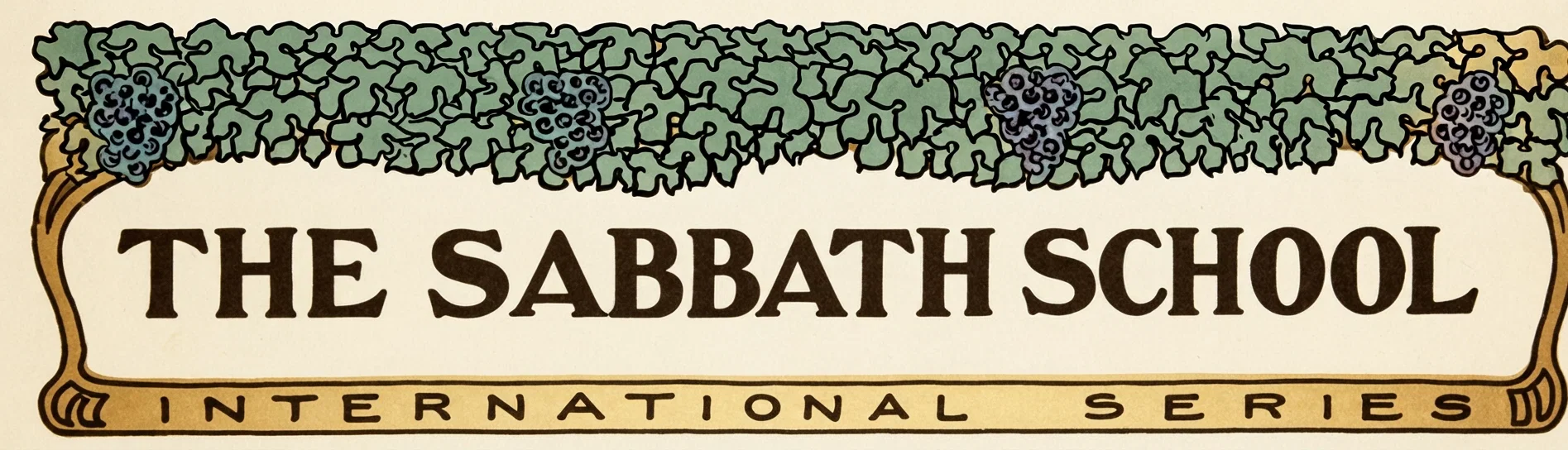 THE SABBATH SCHOOL INTERNATIONAL SERIES