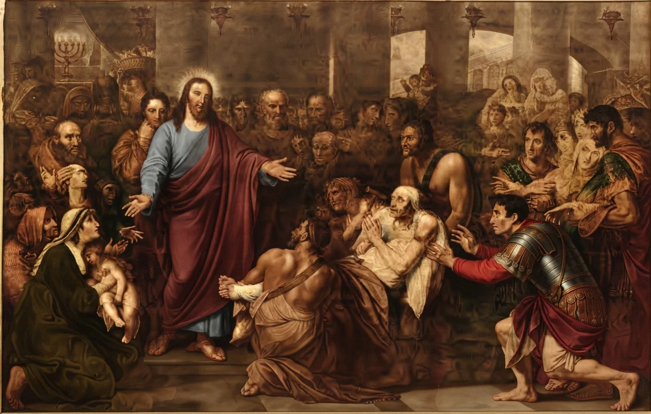 CHRIST HEALING THE SICK. Benjamin West