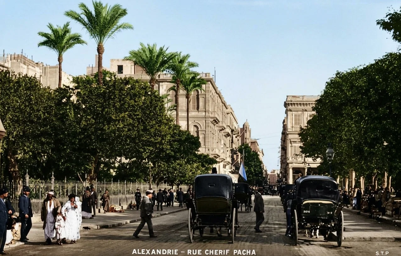 A SCENE IN ALEXANDRIA, EGYPT