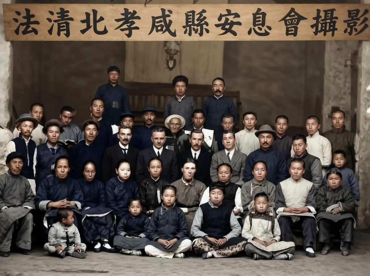 WORKERS AND BELIEVERS ATTENDING THE GENERAL MEETING AT HANKOW, CHINA