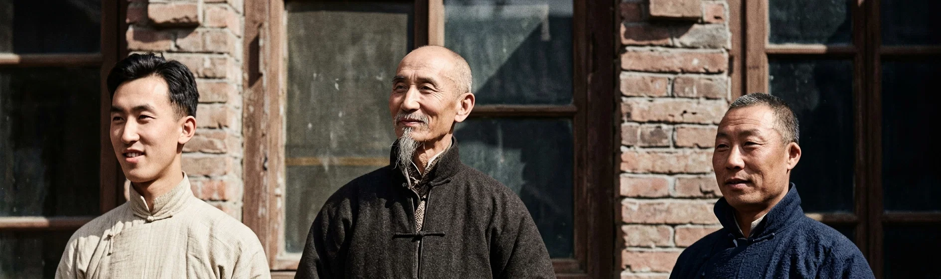 First Manchurian Converts, Loh in Center