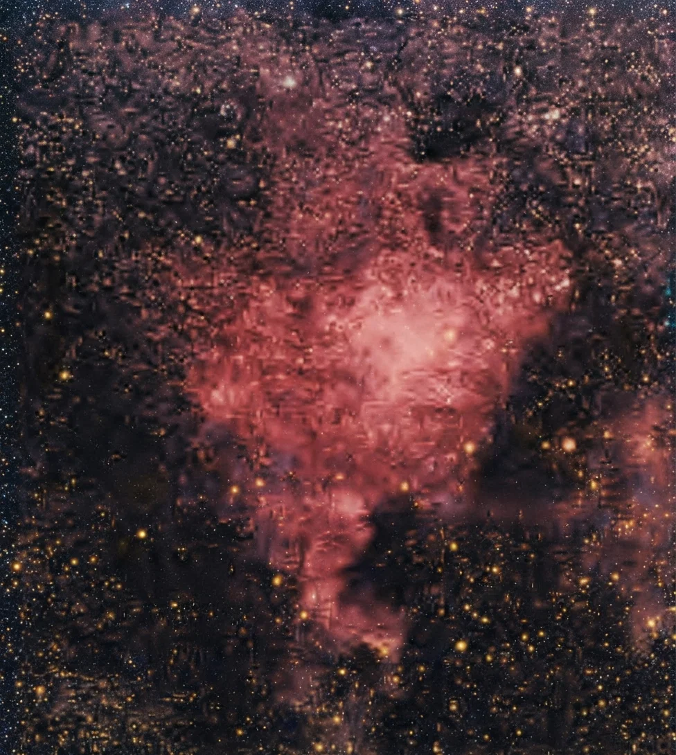 The North America Nebula in the constellation of Cygnus, or the Swan, in the far north, remarkable for its peculiar shape. It is not visible to the eye through a telescope, but the eye of the camera caught it. This was taken by the 10-inch Bruce telescope at Yerkes Observatory, by an exposure of four hours