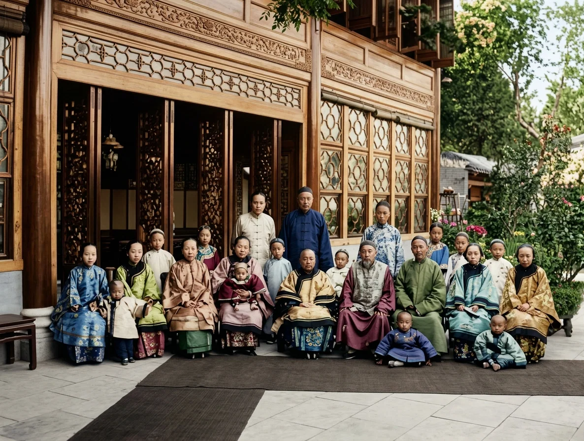 THE FAMILY OF A WEALTHY CHINAMAN