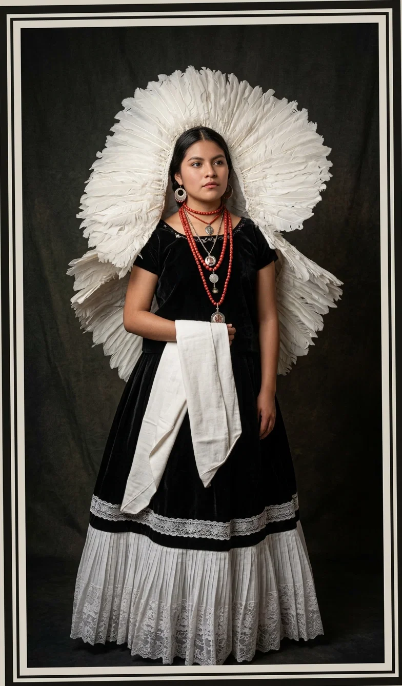 A ZAPOTECAN (MEXICO) INDIAN GIRL