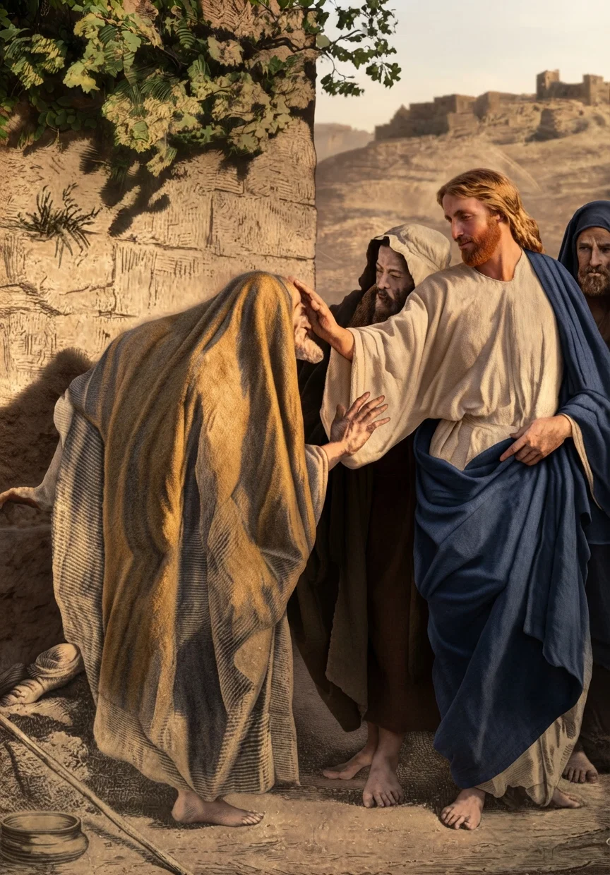 Jesus Healing the Leper. Matt. 8:1-3